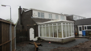 conservatory - prior to it's removal